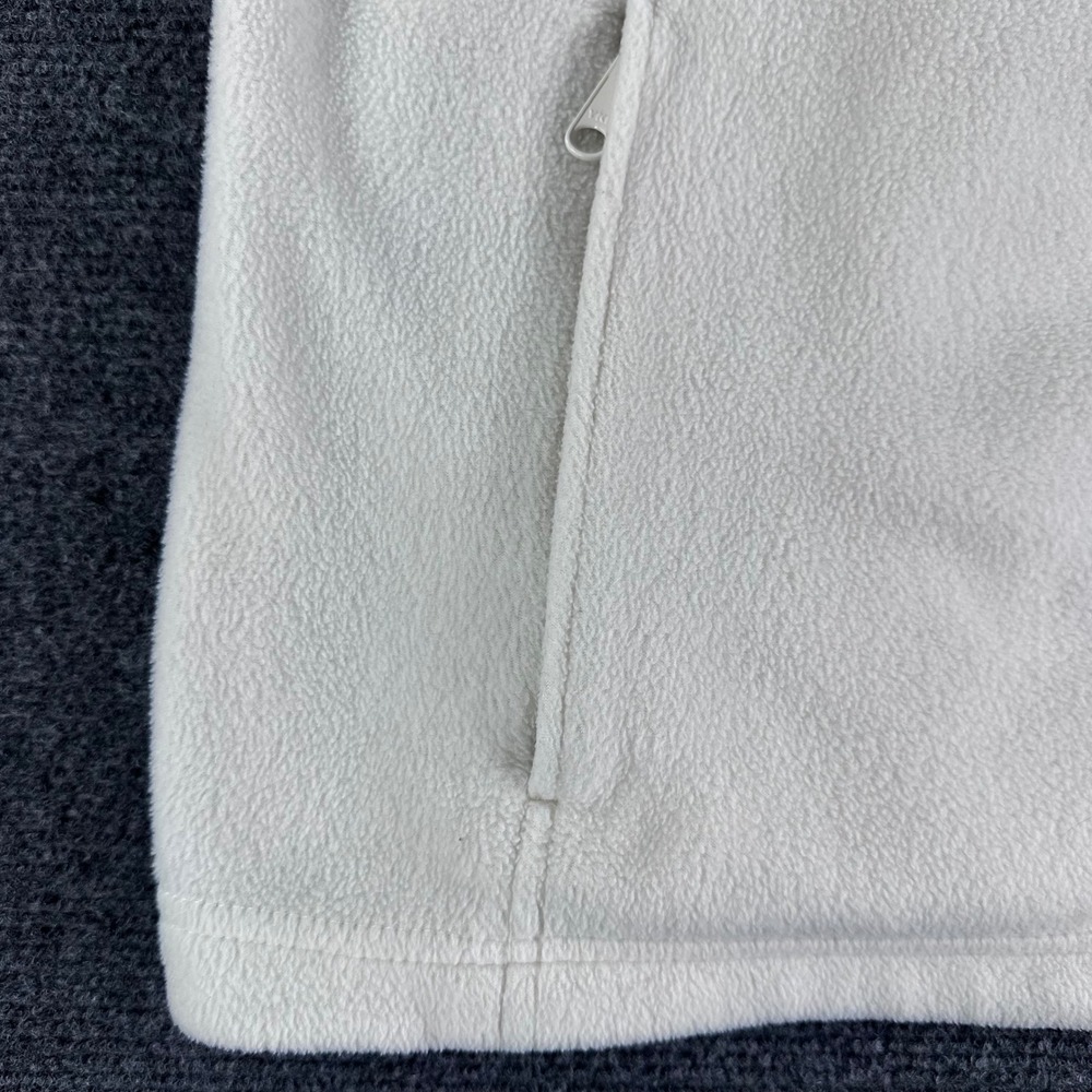 Columbia Fleece Jacket Womens XL Extra Large Cream Full Zip Benton Springs - Picture 10 of 16
